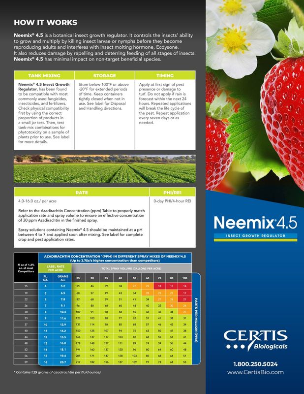 Neemix 4.5 (Certis Bio)