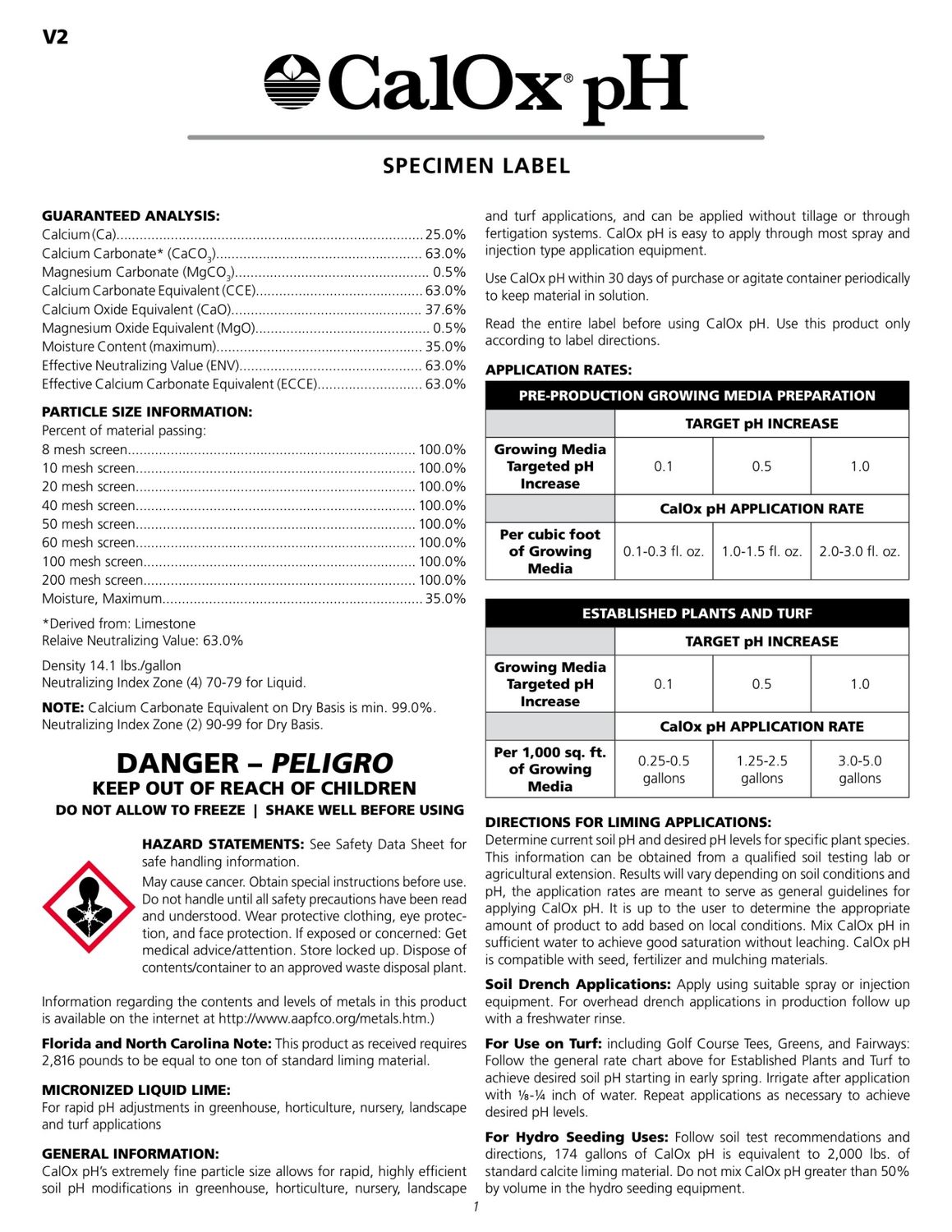 CalOx pH Liquid Lime