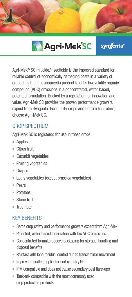 Agri-Mek SC (Syngenta)