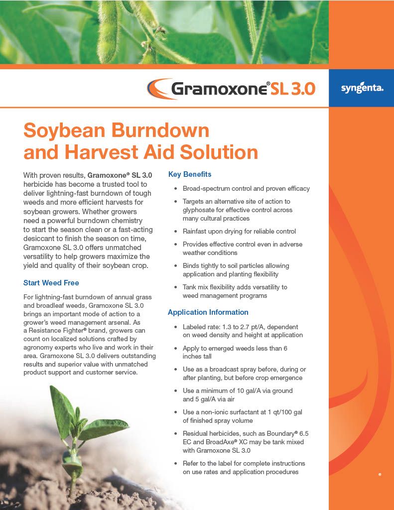 Gramoxone SL 3.0 (Syngenta)