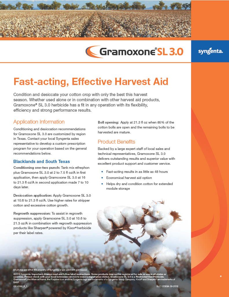 Gramoxone SL 3.0 (Syngenta)