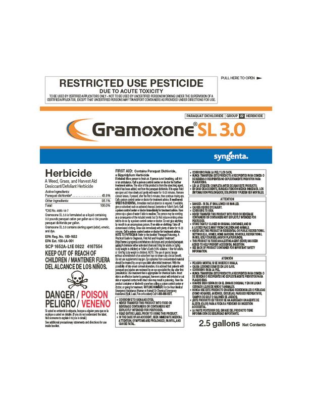 Gramoxone SL 3.0 (Syngenta)