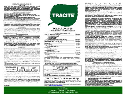 Tracite 20-20-20 with Micros (Helena Agri)