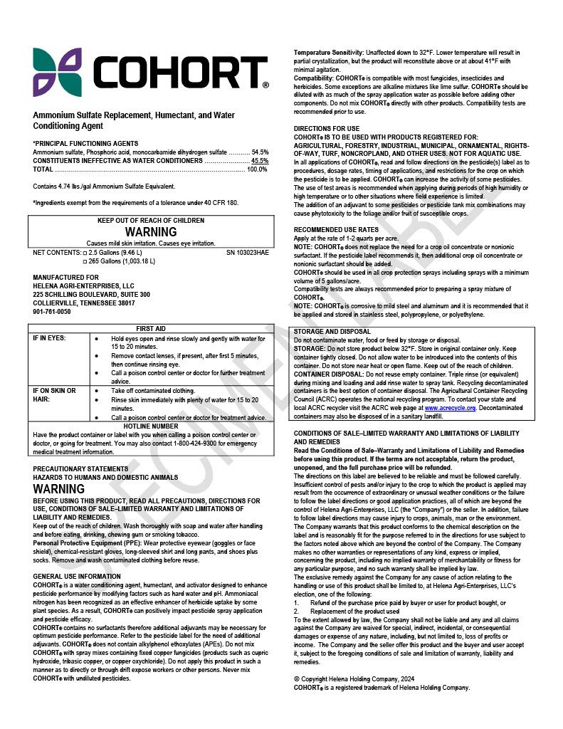 Cohort (Helena Agri)