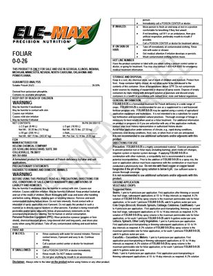 Ele-Max Foliar (Helena Agri)