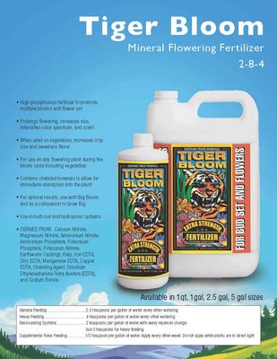 FoxFarm® Tiger Bloom® Buds & Blooms Fertilizer 2-8-4