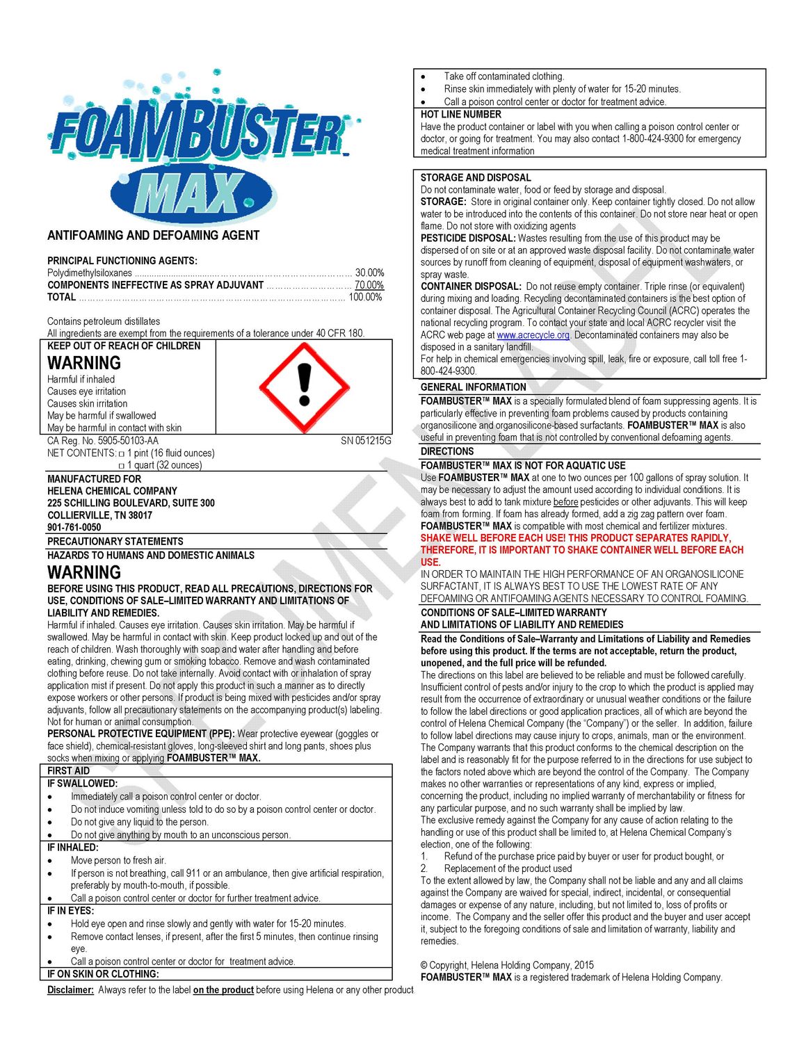 Foambuster Max (Helena)