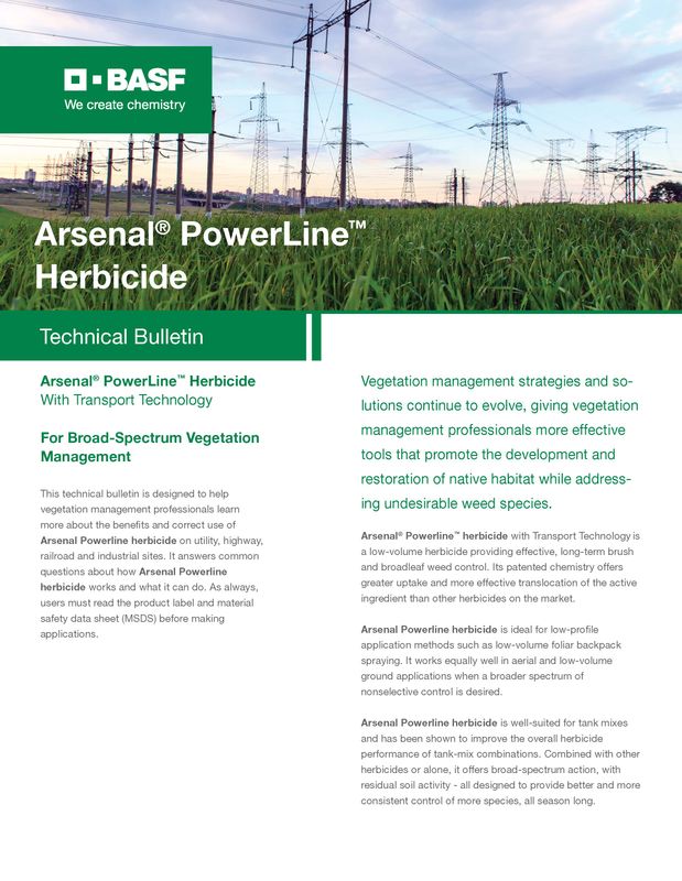 Arsenal® Applicator’s Concentrate Herbicide (BASF)