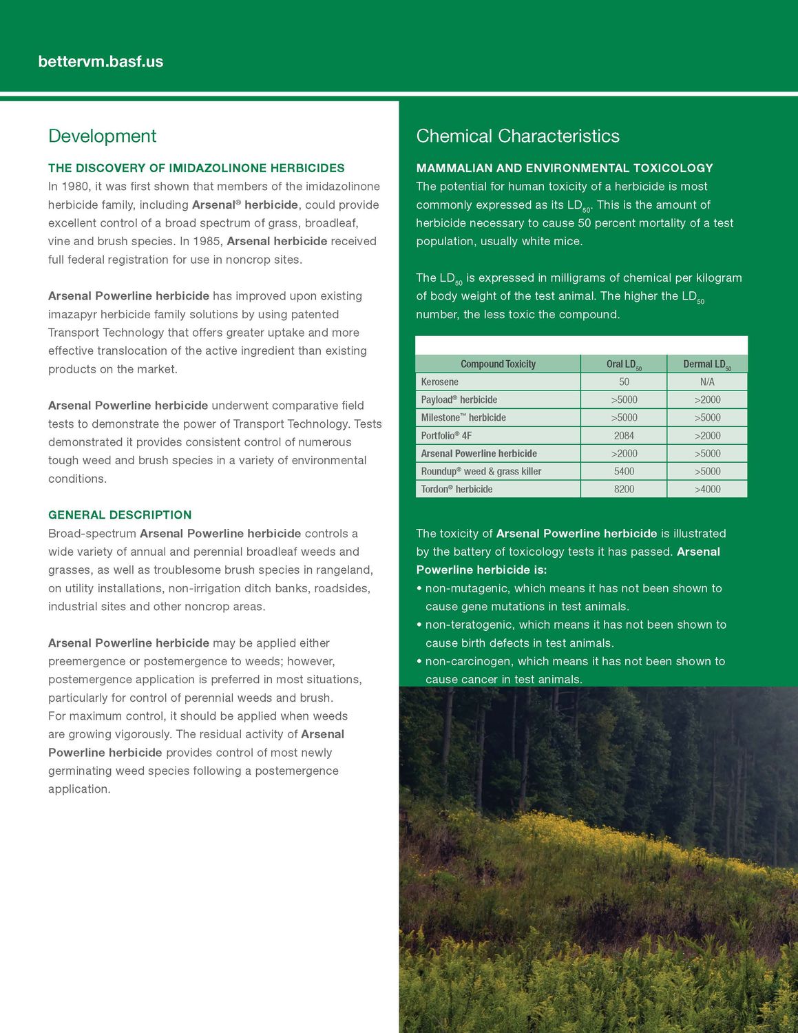 Arsenal® Applicator’s Concentrate Herbicide (BASF)