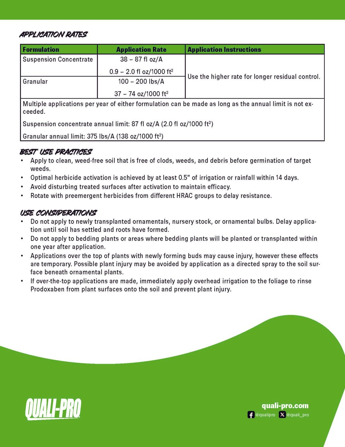 Prodoxaben G (Quali-Pro)