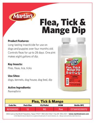 Flea, Tick and Mange Dip