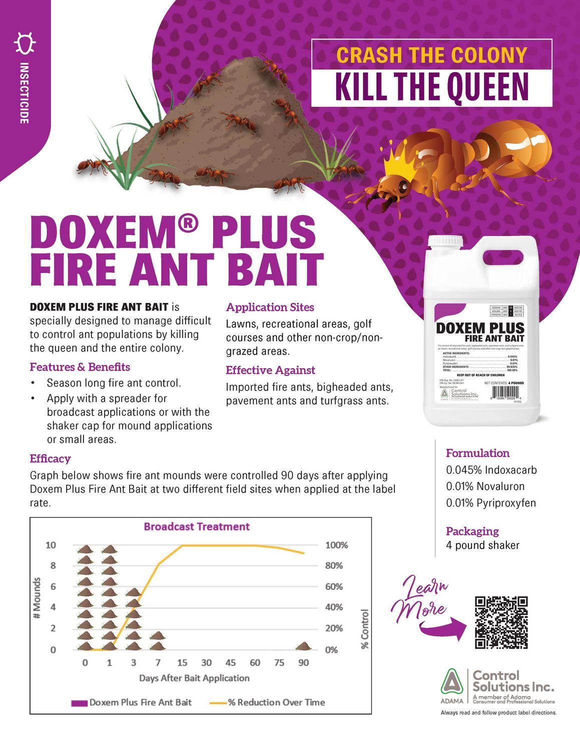 DOXEM PLUS FIRE ANT BAIT (Quali-Pro)