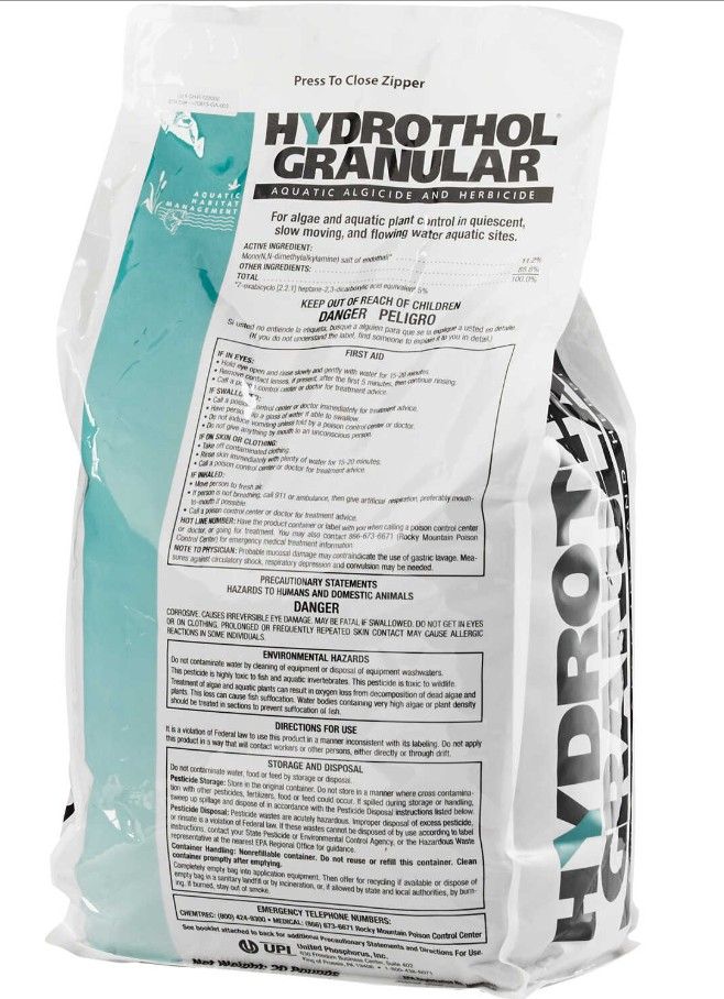 Hydrothol Granular Aquatic Algicide and Herbicide
