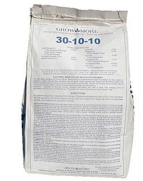 Grow More® All Purpose Fertilizer 30-10-10