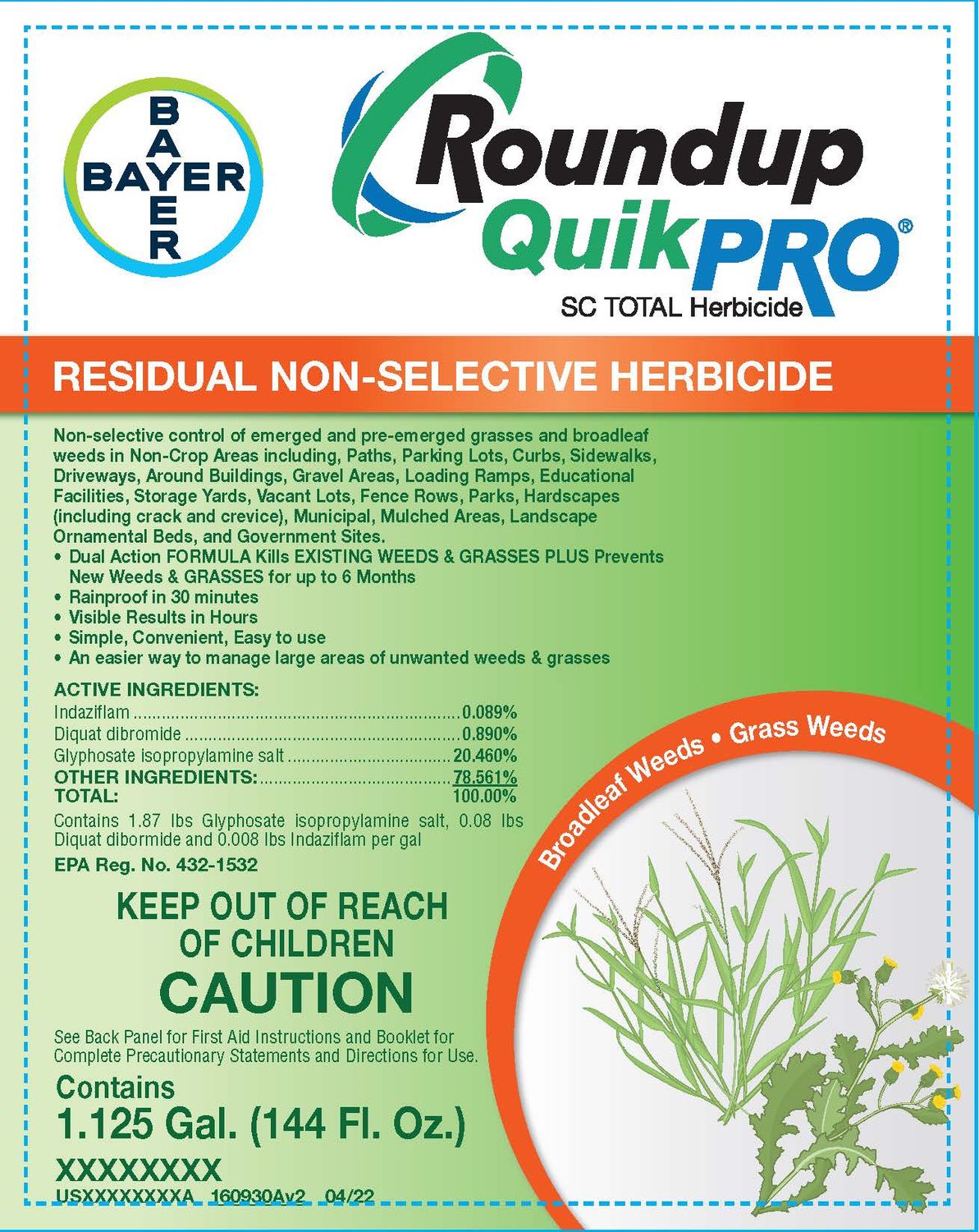 Roundup QuickPro™ SC Total Herbicide
