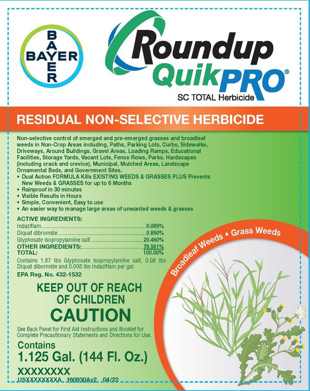 Roundup QuickPro™ SC Total Herbicide