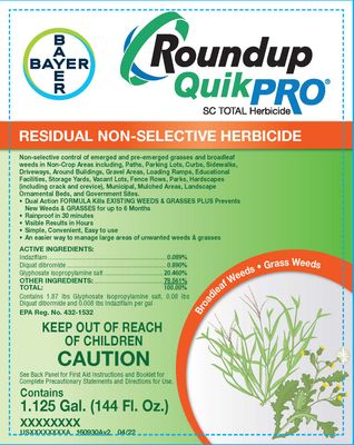 Roundup QuickPro™ SC Total Herbicide