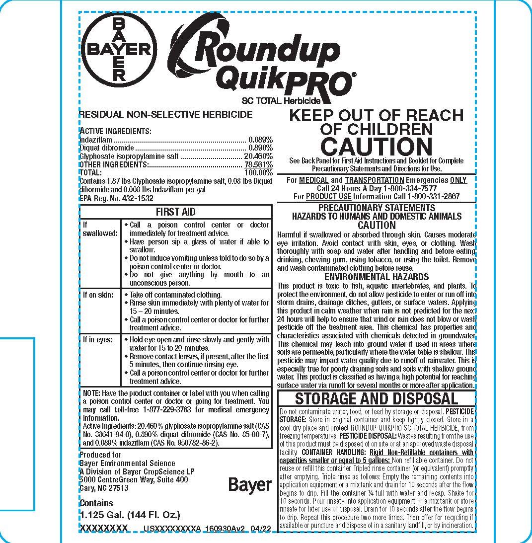 Roundup QuickPro™ SC Total Herbicide