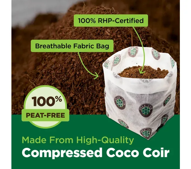 Char Coir BioPot, 1/2 Gallon