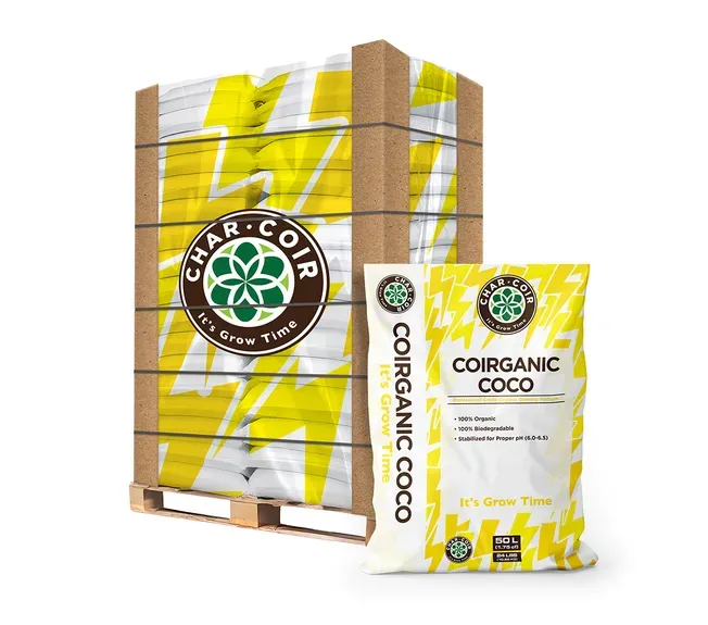 Char Coir Coirganic Coco, Loose Fill 100% Organic Coco Coir