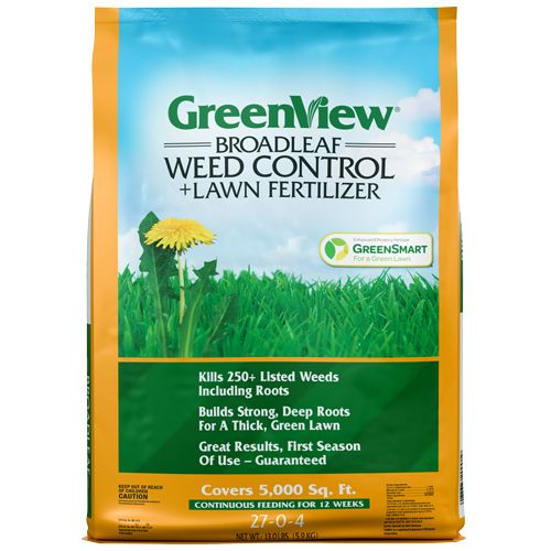 GreenView® Broadleaf Weed Control Plus Lawn Food with GreenSmart® 27-0-4