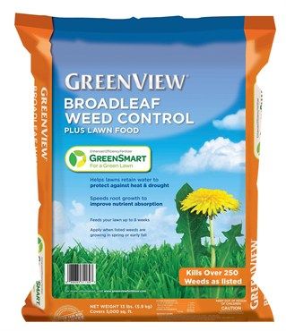 GreenView® Broadleaf Weed Control Plus Lawn Food with GreenSmart® 27-0-4