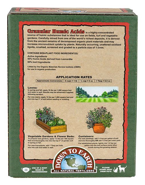 Granular Humic Acids (Down to Earth)