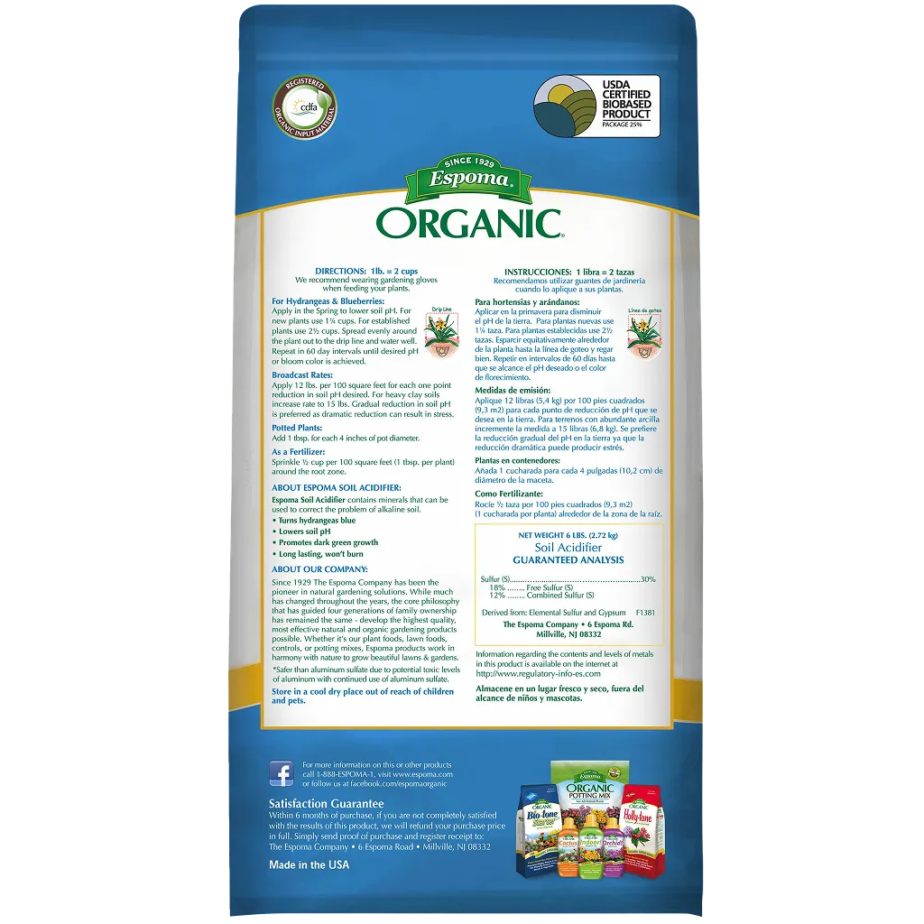 Espoma® Organic® Soil Acidifier