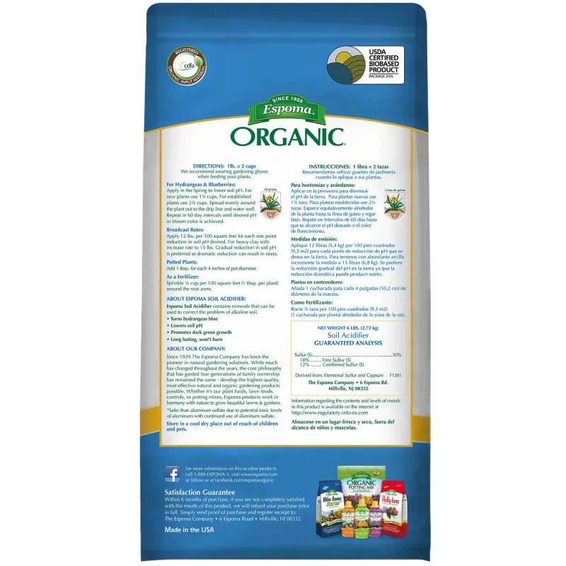 Espoma® Organic® Soil Acidifier