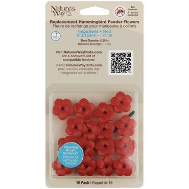 āNature's WayĀ® Red Impatiens HB Replacement Flowers