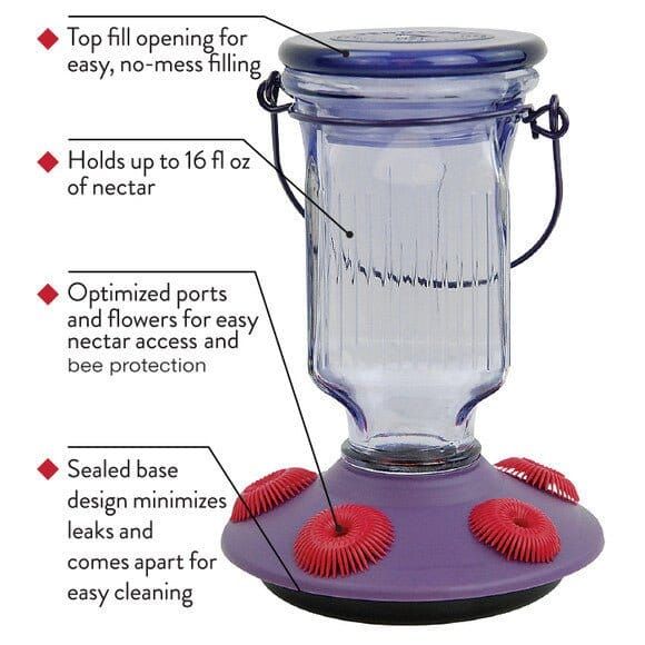 Perky-Pet® Top Fill Decorative Hummingbird Feeders