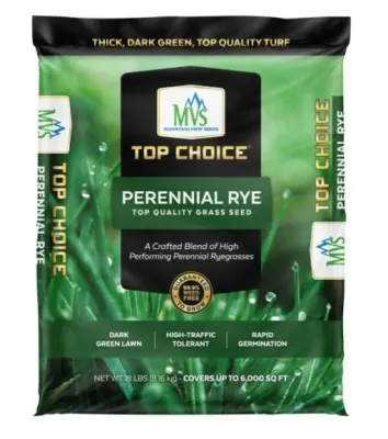 Mountain View Seeds Top Choice® Perennial Ryegrass Blend Mountain View Seeds Top Choice® Perennial Ryegrass Blend