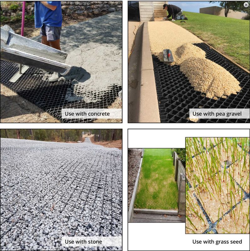Diamond Grid Soil Stabilization Underlayment