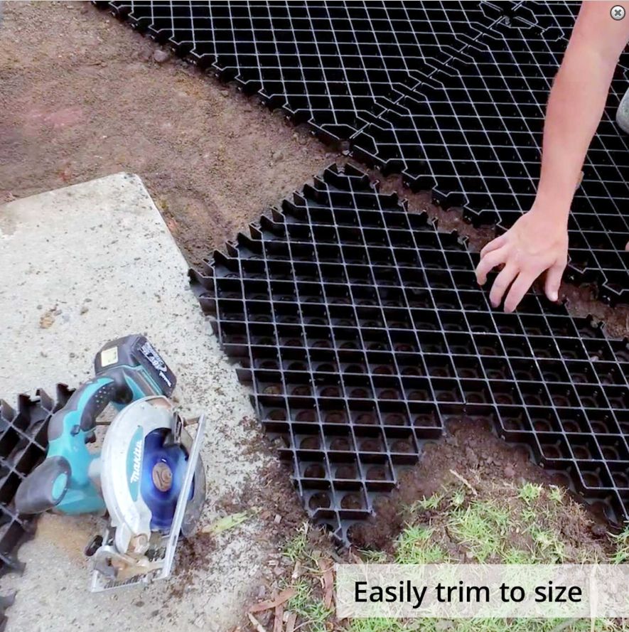 Diamond Grid Soil Stabilization Underlayment