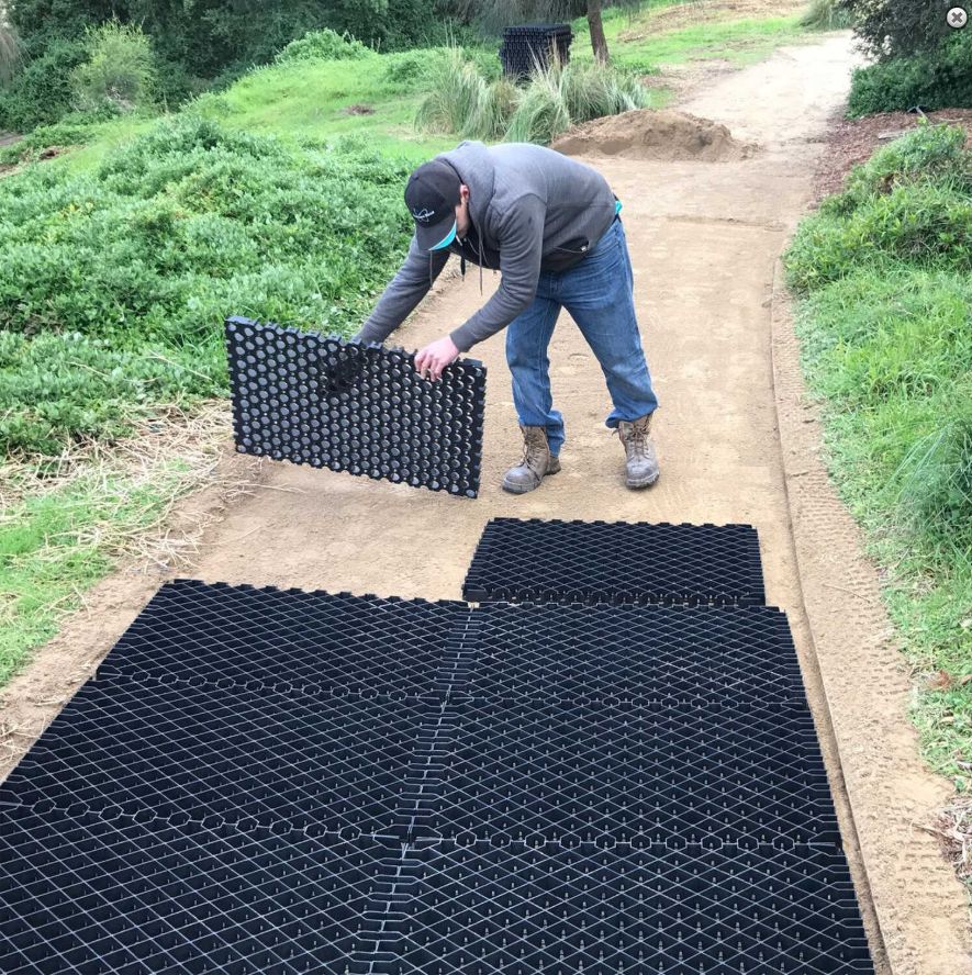 Diamond Grid Soil Stabilization Underlayment