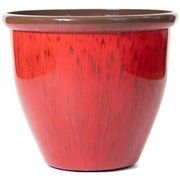 Sunshine Ceramica Running Glaze Lightweight Planter, 15"