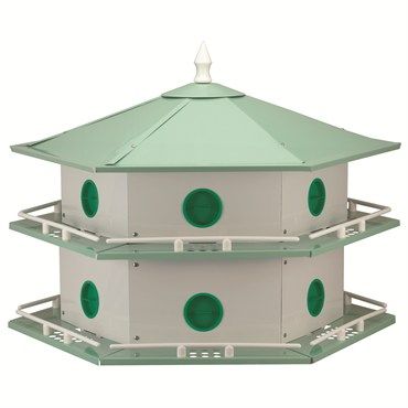 Heath™ Deluxe Aluminum Purple Martin House - 12 Room