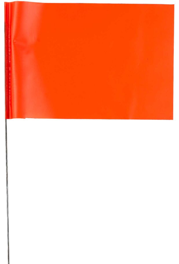 4” x 5” Stake Wire Marking Flags