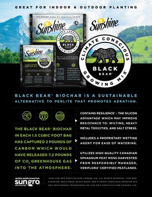 Sun Gro® Sunshine® Black Bear® Indoor & Outdoor Potting Mix