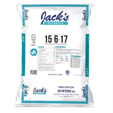 Jack's® Nutrients FeED 15-6-17 Clone Starter Fertilizer Jack's® Nutrients FeED 15-6-17 Clone Starter Fertilizer