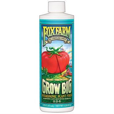 FoxFarm® Grow Big® Hydroponic Fertilizer 3-2-6 FoxFarm® Grow Big® Hydroponic Fertilizer 3-2-6