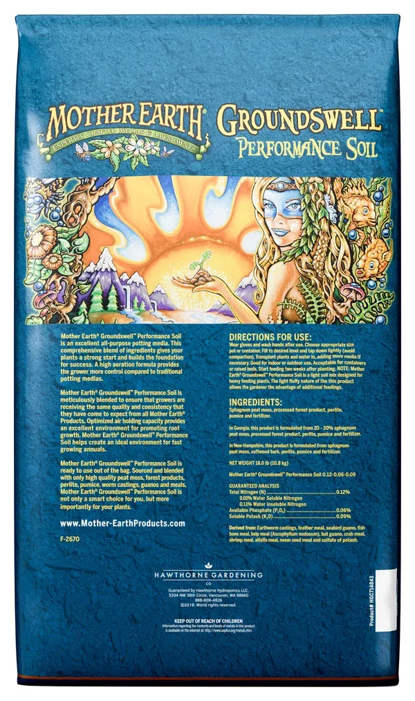 Mother Earth® Groundswell™ Performance Soil