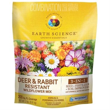 Earth Science® Deer &amp; Rabbit Resistant Wildflower Mix