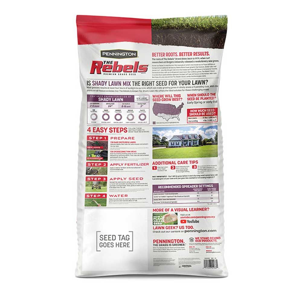 Pennington® The Rebels® Shady Lawn Grass Seed Blend