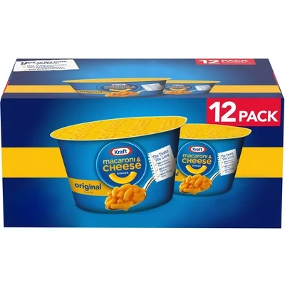 Kraft Original Macaroni and Cheese Easy Microwavable Dinner (12 pk.)