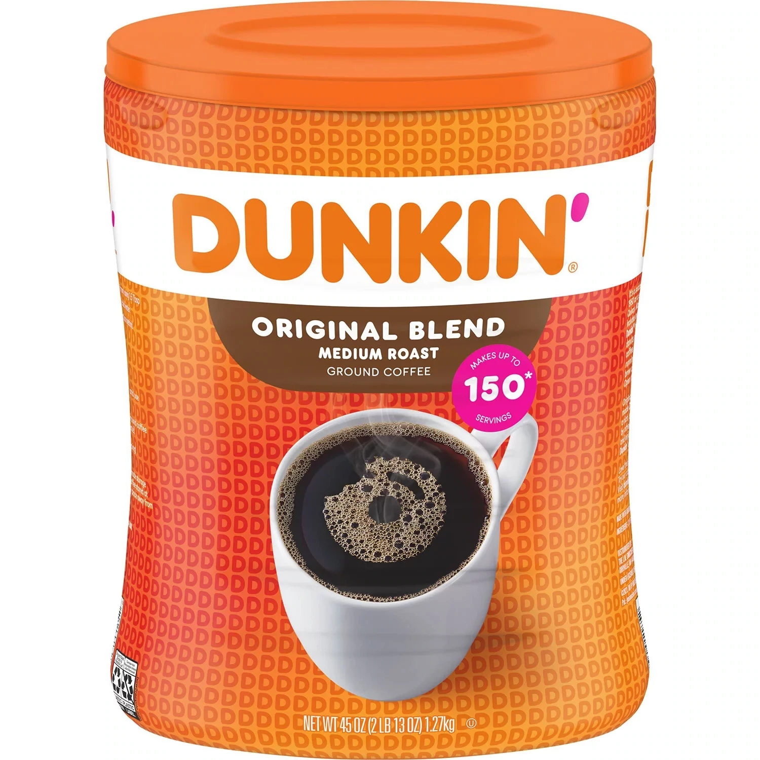 Dunkin&#39; Donuts Original Blend Ground Coffee, Medium Roast (45 oz.)