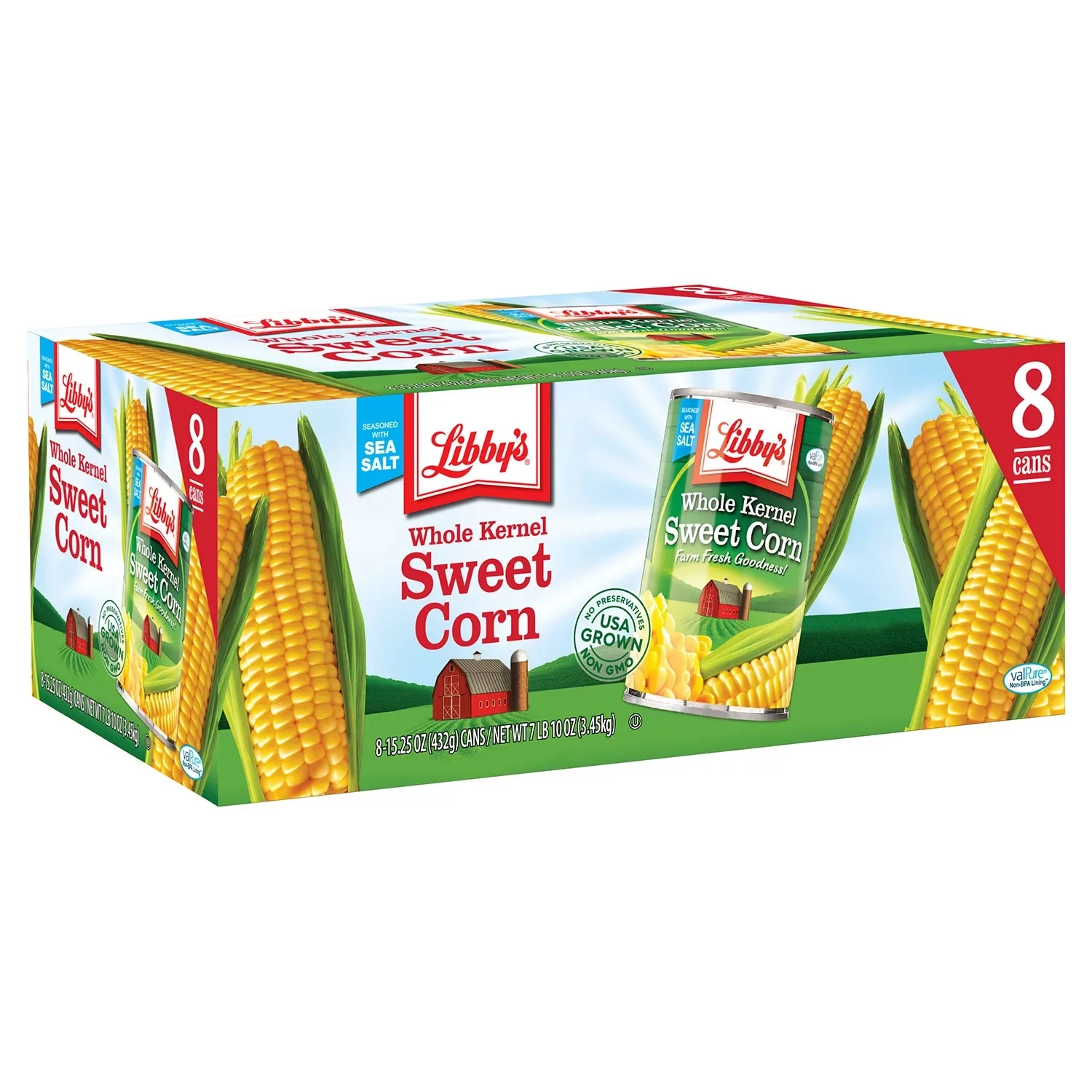 Libby&#39;s Whole Kernel Sweet Corn, 15.25 oz., 8 pk.