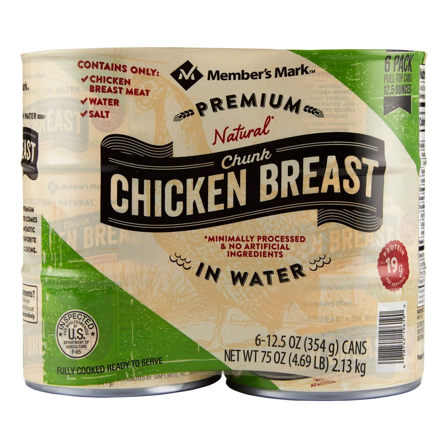 Member&#39;s Mark Premium Chunk Chicken Breast 12.5 oz., 6 ct.