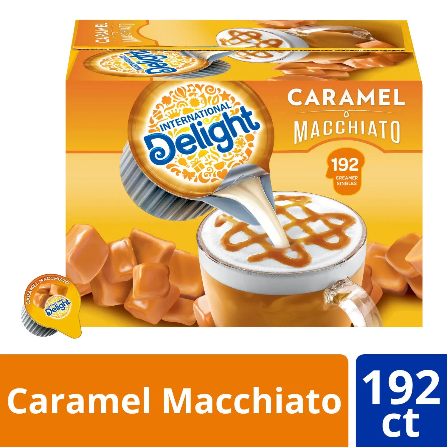 International Delight Caramel Macchiato Coffee Creamer Singles 192 ct.