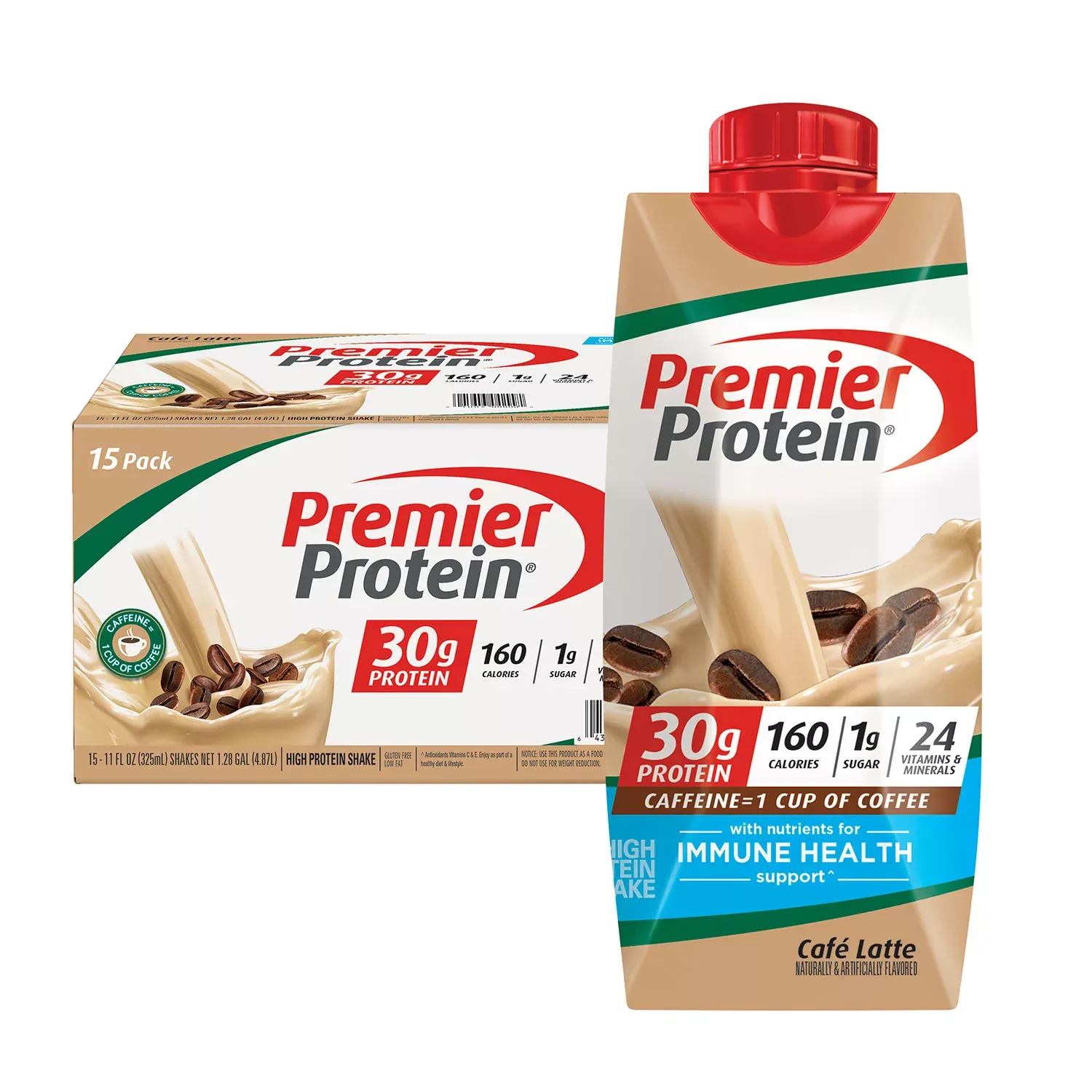 Premier Protein 30g High Protein Shake, Vanilla 11 fl. oz., 15 pk.